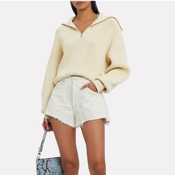 SAMSØE SAMSØE Elke Half-Zip Turtleneck Sweater - Picture 1 of 6